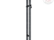 1500mm Locking 'H' Style Handle - 38x25mm Profile - Black